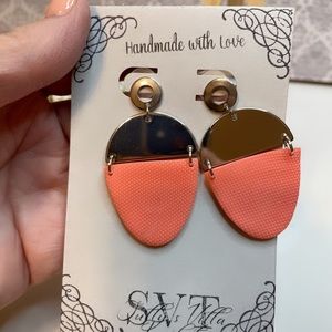 Polymer Clay Earrings, Handmade gifts for her, Coral Spring Collection